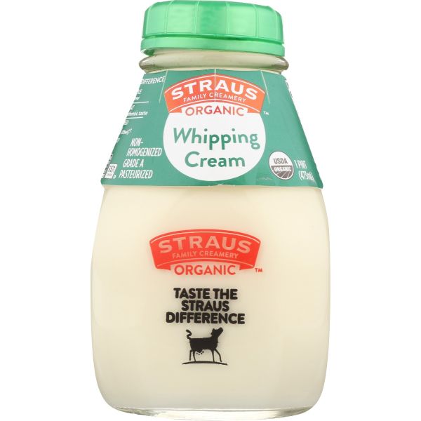STRAUS: Organic Whipping Cream, 16 oz