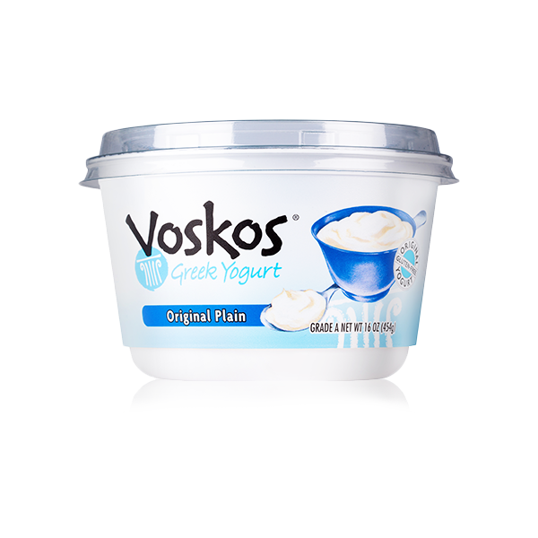 VOSKOS: Original Plain Greek Yogurt, 16 oz