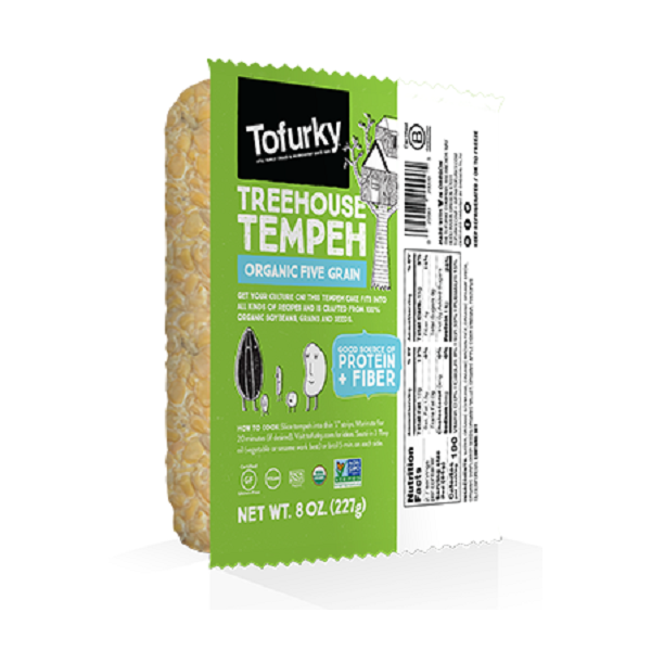TOFURKY: Treehouse Tempeh Organic Five Grain, 8 oz