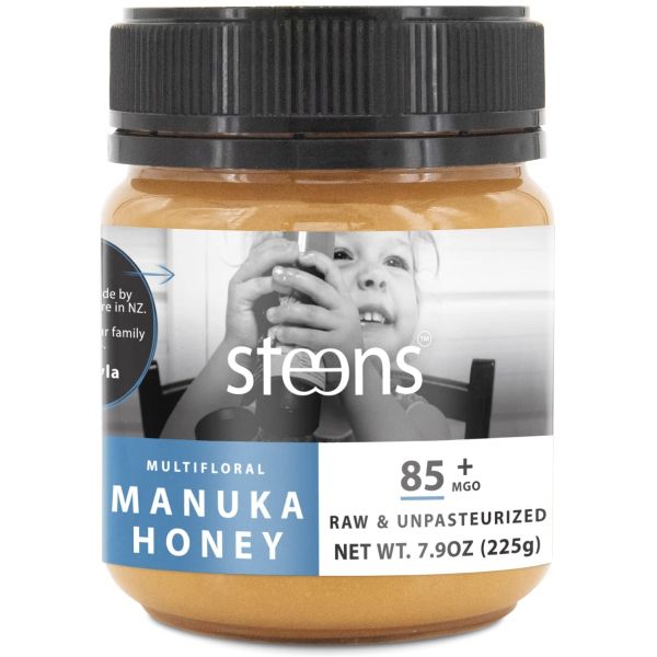 STEENS: Multifloral Manuka Honey MGO 85+, 7.9 oz