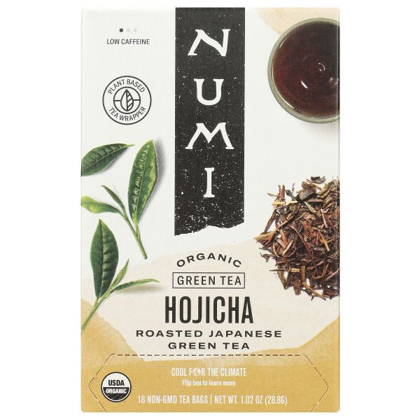 NUMI TEAS: Hojicha Roasted Japanese Green Tea, 16 bg