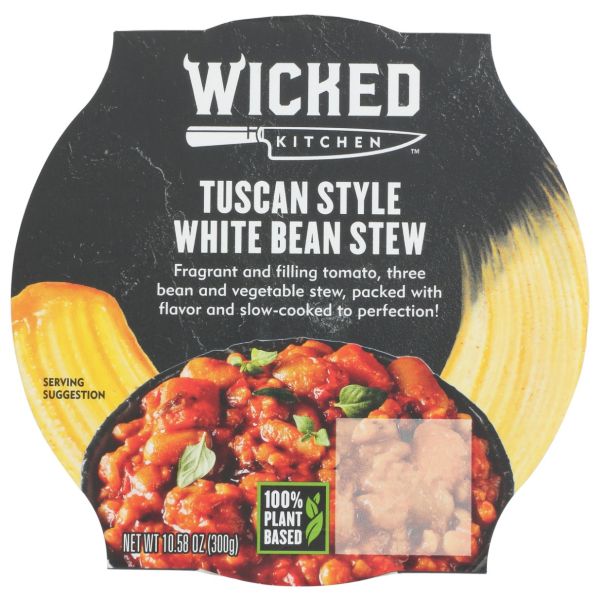 WICKED: Entree Tuscan Style White Bean Stew, 10.58 oz