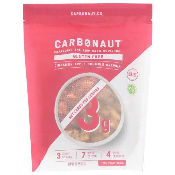 CARBONAUT: Crumble Granola Cinnamon Apple, 10 OZ