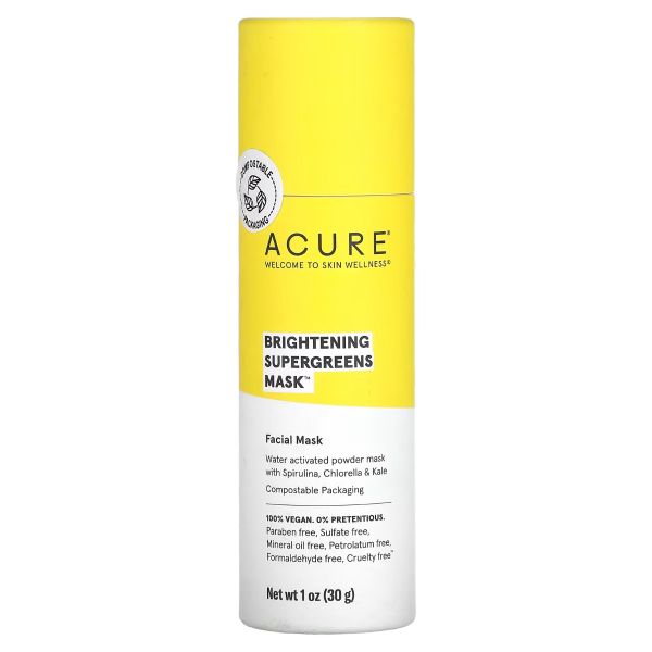 ACURE: Brightening Supergreens Beauty Mask, 1 oz