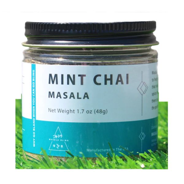 MASALA BLING: Mint Chai Masala Seasoning, 1.7 oz