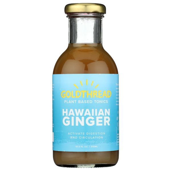 GOLDTHREAD: Hawaiian Ginger Plant Based Tonics, 10.5 fo
