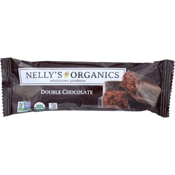 NELLY'S ORGANICS: Double Chocolate Bar, 1.6 oz