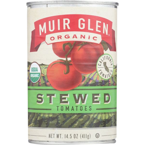 Muir Glen Organic Tomatoes Stewed In Can, 14.5 oz
