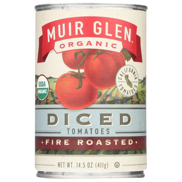 Muir Glen Organic Fire Roasted Diced Tomatoes, 14.5 oz