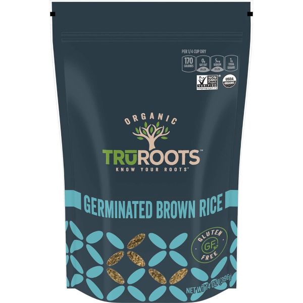 TRUROOTS: Organic Germinated Brown Rice, 14 oz