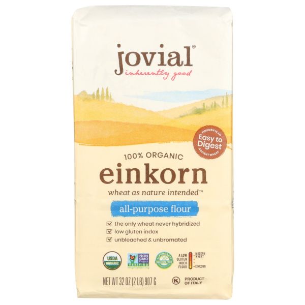 JOVIAL: Organic Einkorn All-Purpose Flour, 32 oz