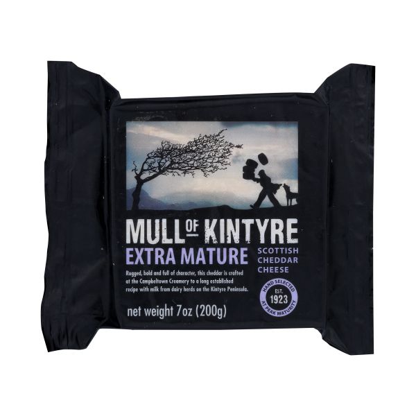 MULL OF KINTYRE: Extra Mature Scottish Cheddar Cheese, 7 oz