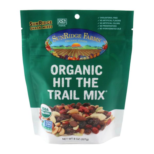 SUNRIDGE FARM: Organic Hit The Trail Mix, 8 oz
