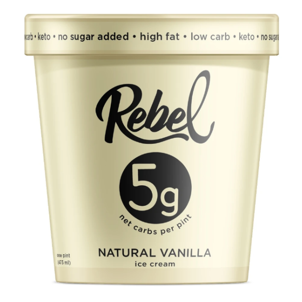 REBEL: Ice Cream Vanilla, 1 pt