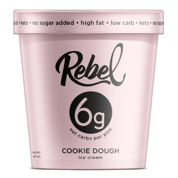 REBEL: Ice Cream Cookie Dough, 1 pt