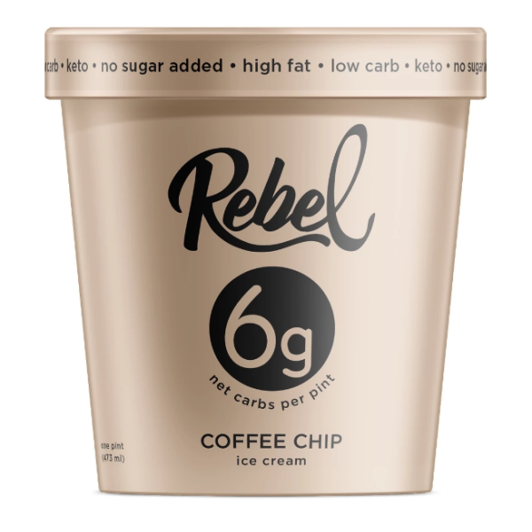 REBEL: Ice Cream Coffee Chip, 1 pt