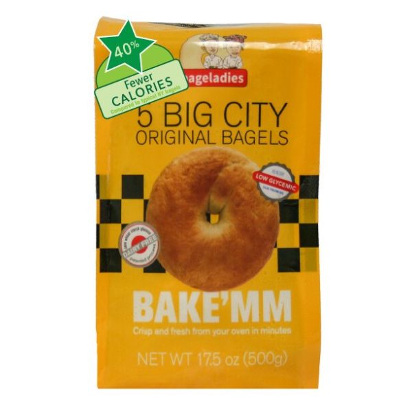 BAGELADIES: Big City Original Bagels, 17.50 oz