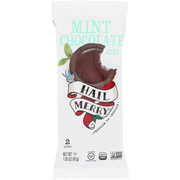 HAIL MERRY: Mint Chocolate Cups, 1.65 oz