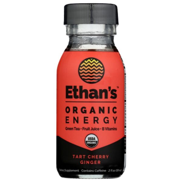 ETHAN'S: Tart Cherry Ginger Organic Energy Shot, 2 fo