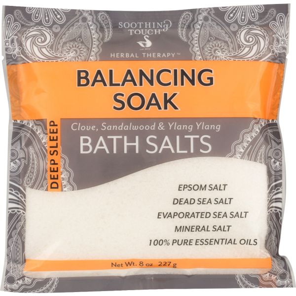 SOOTHING TOUCH: Bath Salt Balancing Soak, 8 oz