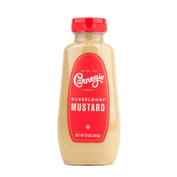CARNEGIE DELI: Mustard Dusseldorf Jar, 12 oz