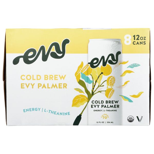 EVY TEA: Evy Palmer Cold Brew 8 Count, 96 fo