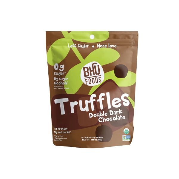 BHU FOODS: Truffles Cookie Dough Dark Chocolate, 5.29 oz