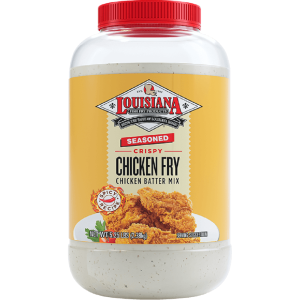 LOUISIANA FISH FRY: Crispy Chicken Fry Chicken Batter Mix, 84 oz