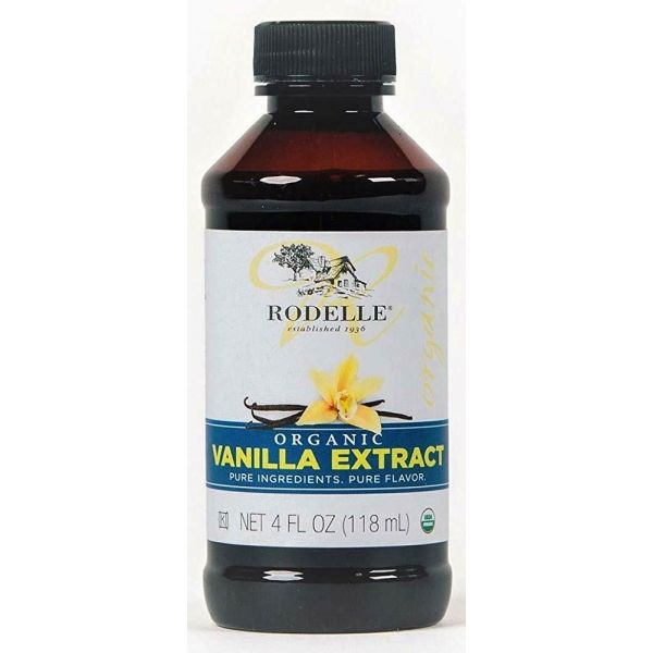 RODELLE: Organic Vanilla Extract, 4 oz