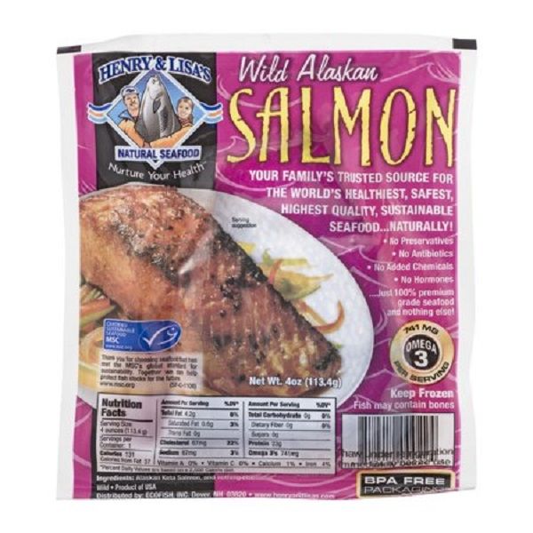HENRY & LISAS: Grab ’n Go Wild Alaskan Salmon, 4 oz