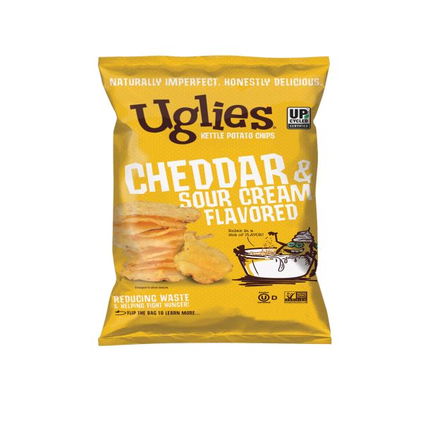 UGLIES: Chips Cheddar And Sour Cream, 1 OZ