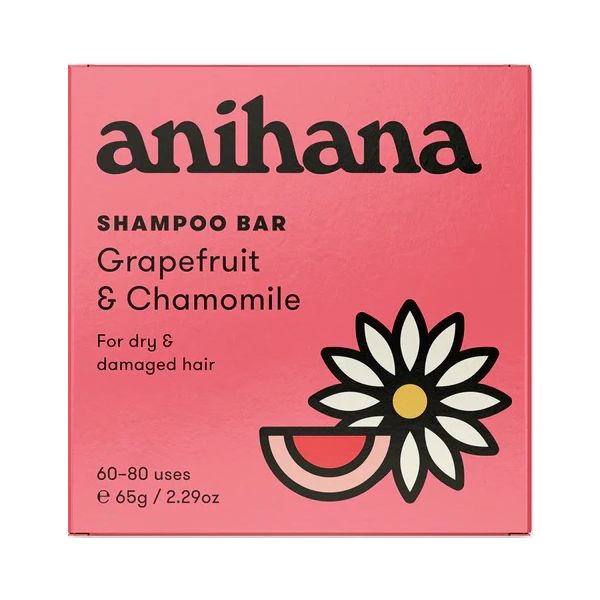 ANIHANA: Grapefruit and Chamomile Shampoo Bar, 65 gm