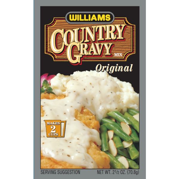 WILLIAMS: Gravy Country Original Mix, 2.5 oz