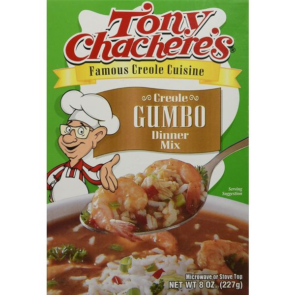 TONY CHACHERES: Creole Gumbo Rice Dinner Mix, 8 oz