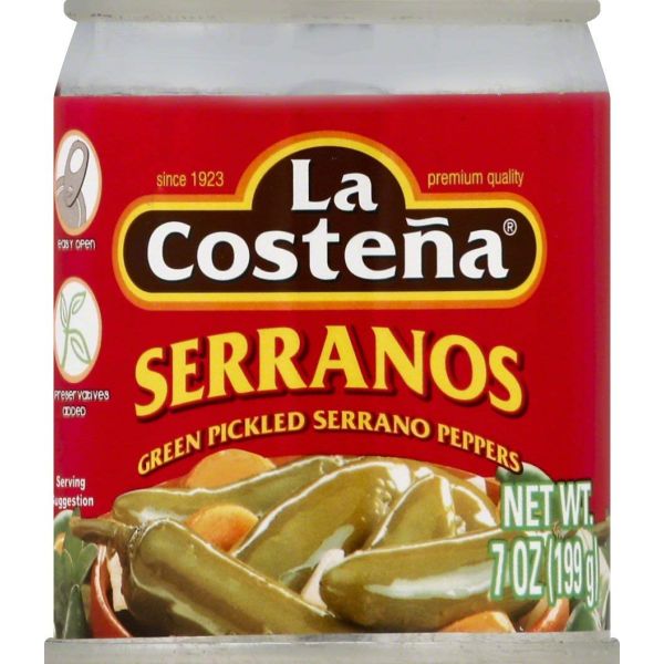 LA COSTENA: Serrano Peppers, 7 oz
