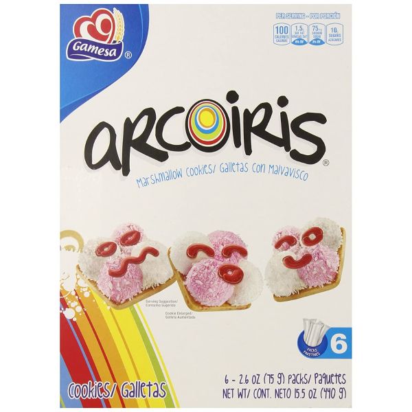 GAMESA: Cookie Arcoiris Mrshmlw, 15.5 oz