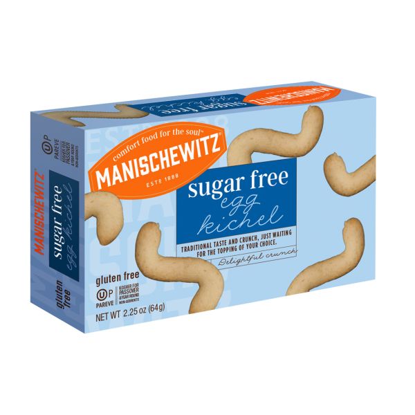 MANISCHEWITZ: Sugar Free Egg Kichel, 2.25 oz