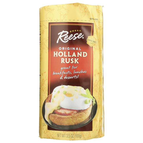 REESE: Original Holland Rusk, 3.5 oz
