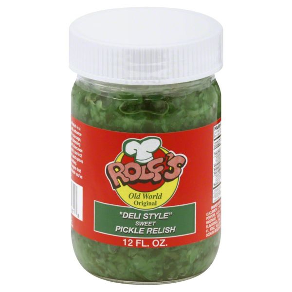 ROLFS: Deli Style Sweet Pickle Relish, 12 oz