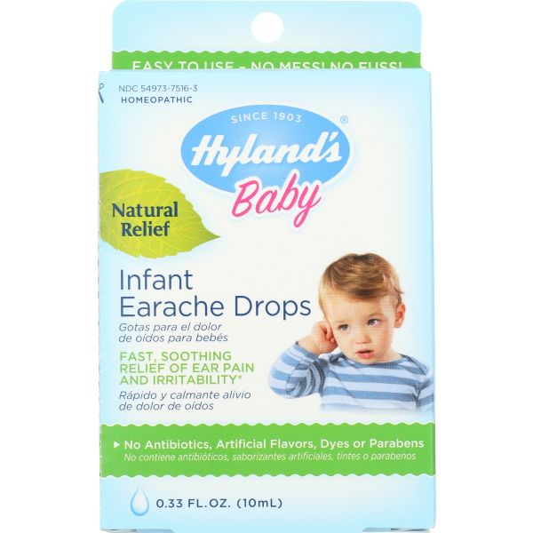 HYLANDS: Infant Earache Drops, 0.33 oz