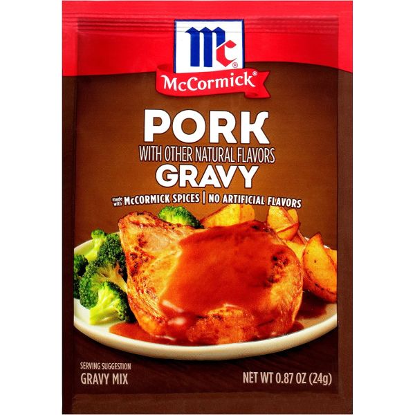 MC CORMICK: Mix Pork Gravy Foil, 0.87 oz