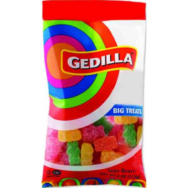 GEDILLA: Sour Bears Candy, 4 oz