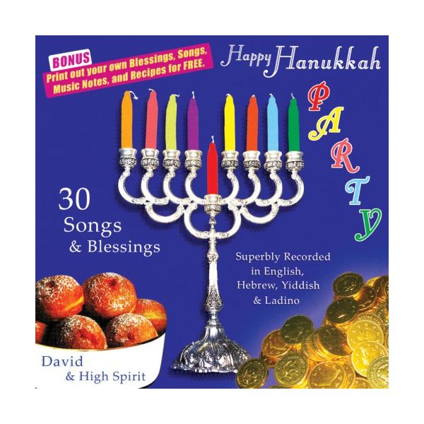 DAVIDA: Real Complete Happy Hanukkah Party Music CD, 1 ea