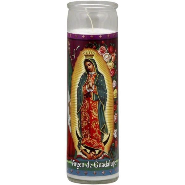 ST JUDE: Virgin De Guadalupe Candle, 1 ea