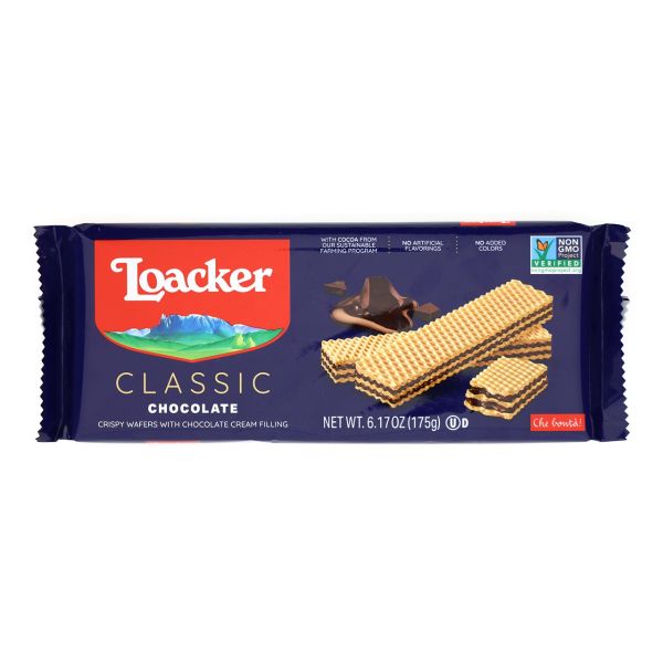 LOACKER: Wafer Chocolate, 6.17 oz