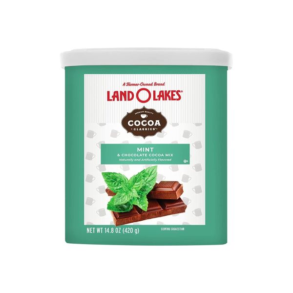 LAND O LAKES: Mint & Chocolate Cocoa Mix, 14.8 oz