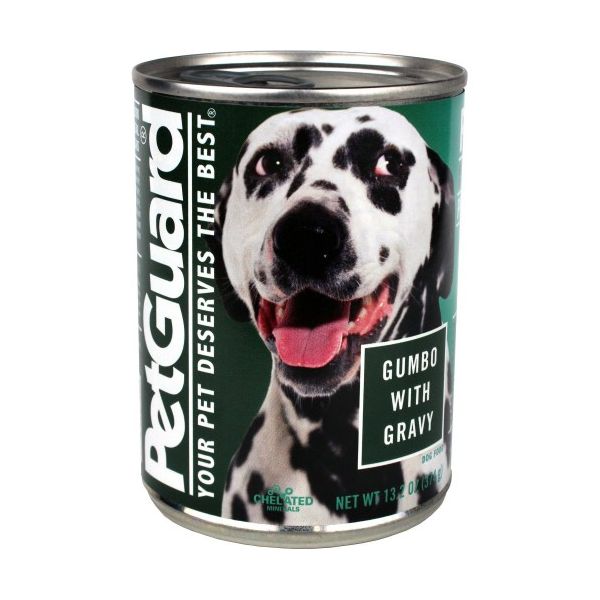 PETGUARD: Gumbo with Gravy Canned Dog Food, 13.2 oz