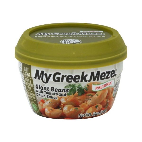 PALIRRIA: My Greek Meze Giant Beans With Tomato And Onion Sauce, 10 oz