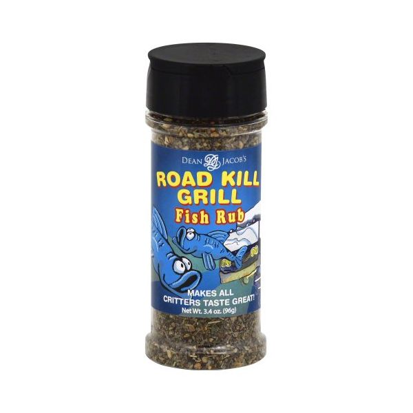 DEAN JACOBS: Road Kill Grill Fish Rub, 3.4 oz
