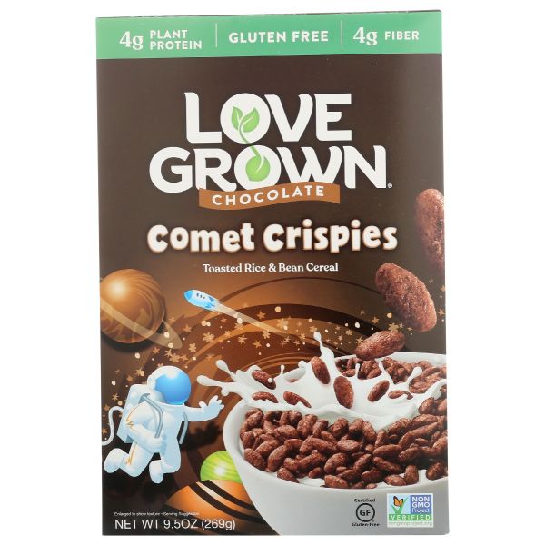LOVE GROWN: Cereal Comet Crispies, 9.5 oz